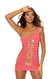 SS9307 one shoulder sleeveless cutout dress by Showtime