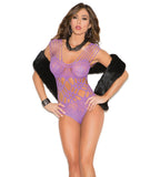 8722 lace teddy with cutout detail by Elegant Moments