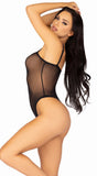 89312 snap crotch mesh cami bodysuit by Leg Avenue