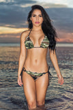 GI Jane scalloped triangle top by Shelby Swim